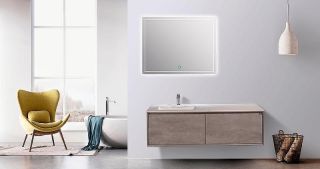 Зеркало Black&White Universe U909.MR12 120 909.MR12 с подсветкой с сенсорным выключателем